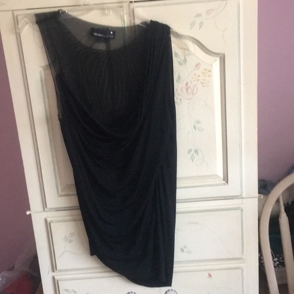 Forever 21 Tops - Never worn Forever 21 mesh and draping black top